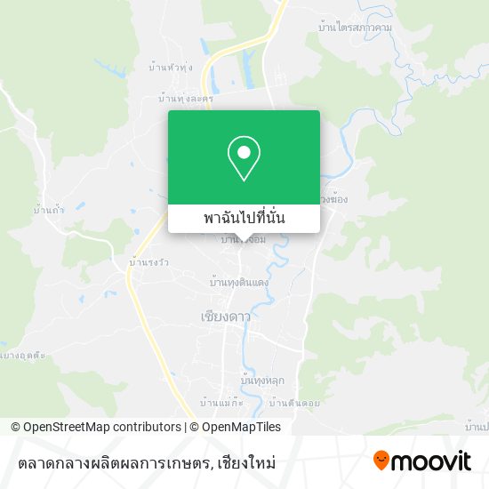 ตลาดกลางผลิตผลการเกษตร แผนที่