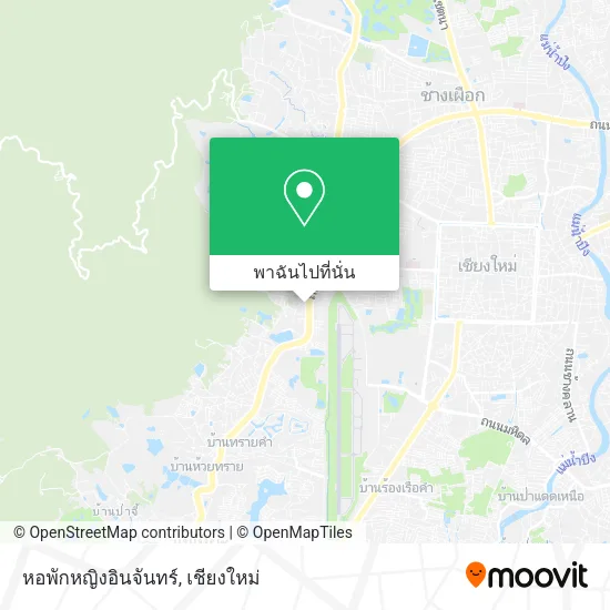 หอพักหญิงอินจันทร์ แผนที่