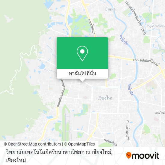 วิทยาลัยเทคโนโลยีศรีธนาพาณิชยการ เชียงใหม่ แผนที่