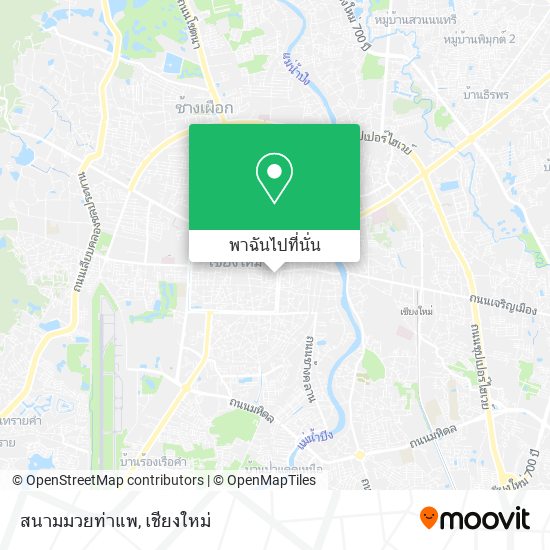 สนามมวยท่าแพ แผนที่