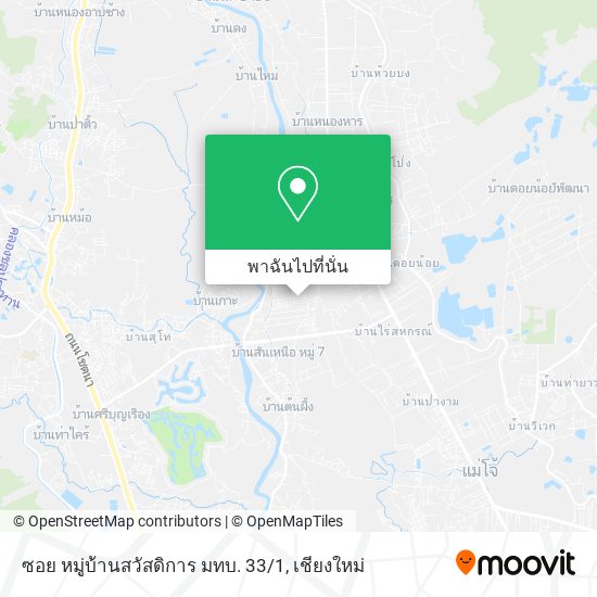 ซอย หมู่บ้านสวัสดิการ มทบ. 33 / 1 แผนที่