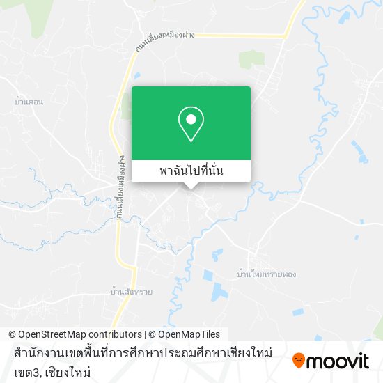 สำนักงานเขตพื้นที่การศึกษาประถมศึกษาเชียงใหม่ เขต3 แผนที่