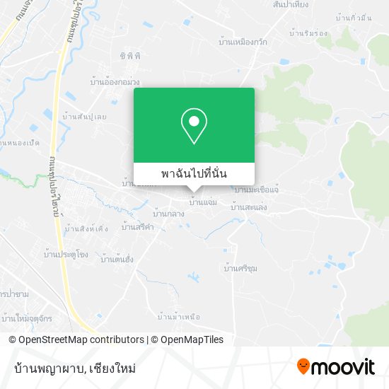 บ้านพญาผาบ แผนที่
