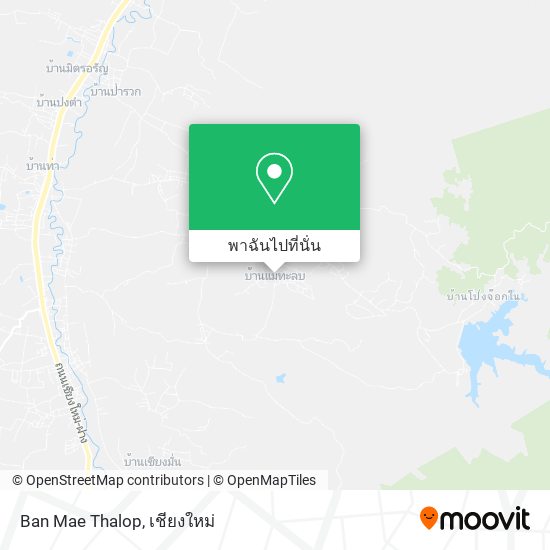 Ban Mae Thalop แผนที่