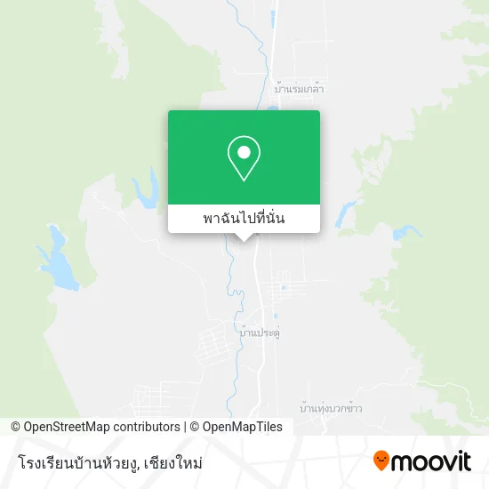 โรงเรียนบ้านห้วยงู แผนที่