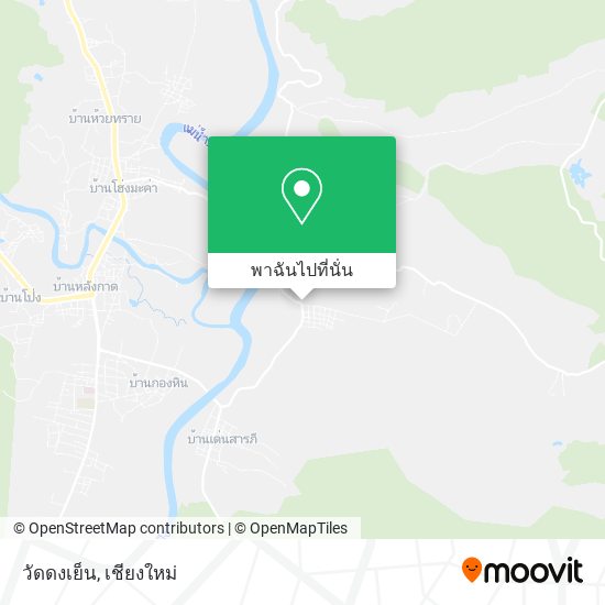 วัดดงเย็น แผนที่