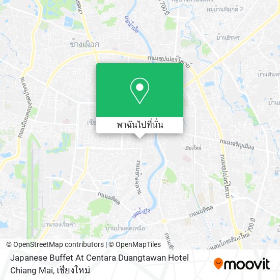 Japanese Buffet At Centara Duangtawan Hotel Chiang Mai แผนที่