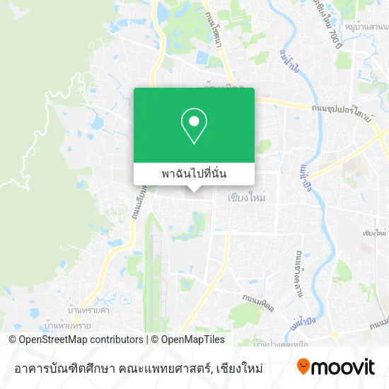 อาคารบัณฑิตศึกษา คณะแพทยศาสตร์ แผนที่
