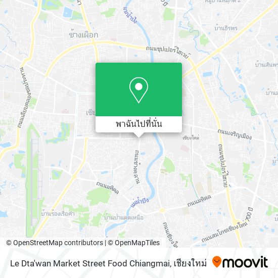 Le Dta'wan Market Street Food Chiangmai แผนที่
