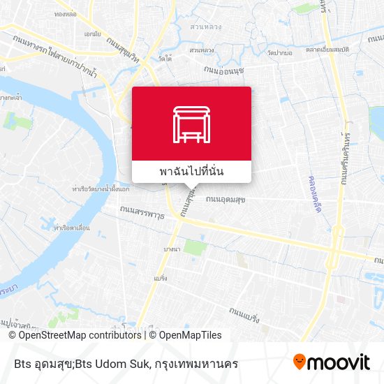 Bts อุดมสุข;Bts Udom Suk แผนที่