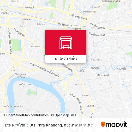 Bts พระโขนง;Bts Phra Khanong แผนที่