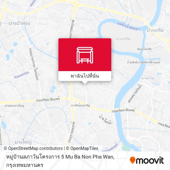 หมู่บ้านลภาวันโครงการ 5 Mu Ba Non Pha Wan แผนที่