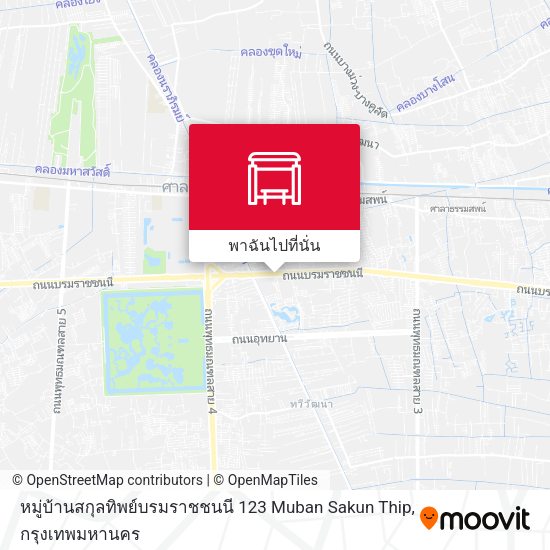 หมู่บ้านสกุลทิพย์บรมราชชนนี 123 Muban Sakun Thip แผนที่