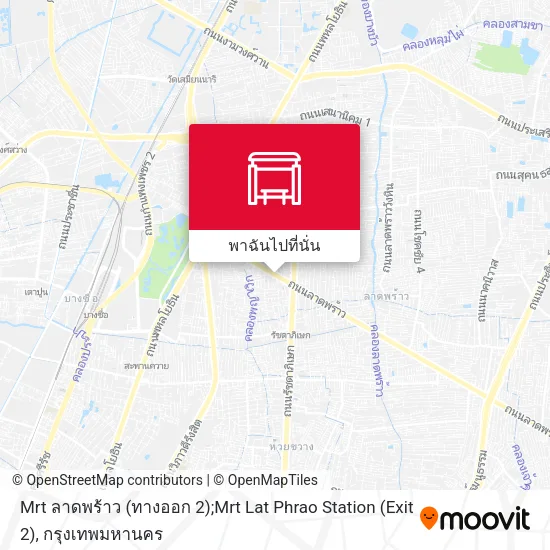 Mrt ลาดพร้าว (ทางออก 2);Mrt Lat Phrao Station (Exit 2) แผนที่
