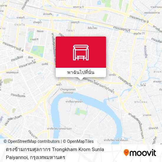 ตรงข้ามกรมศุลกากร Trongkham Krom Sunla Paiyannoi แผนที่