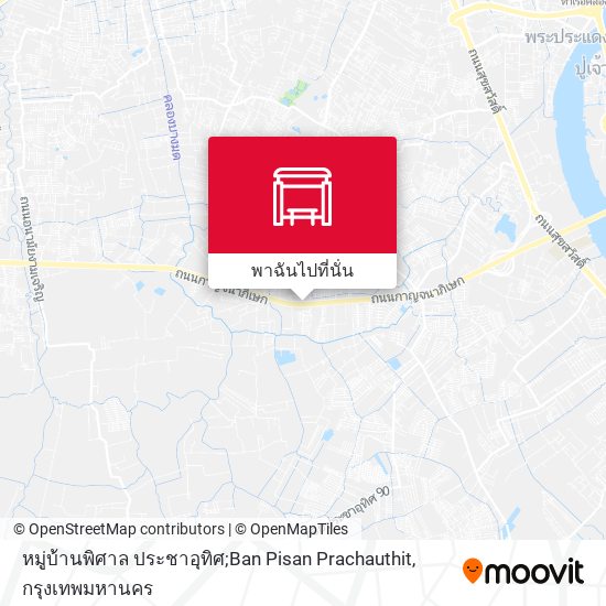 หมู่บ้านพิศาล ประชาอุทิศ;Ban Pisan Prachauthit แผนที่
