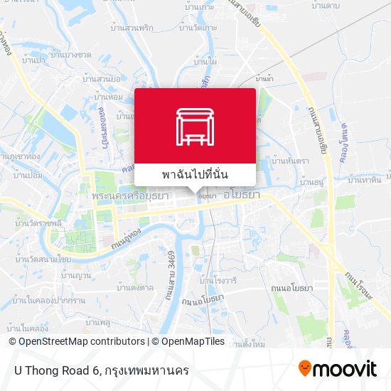 U Thong Road 6 แผนที่