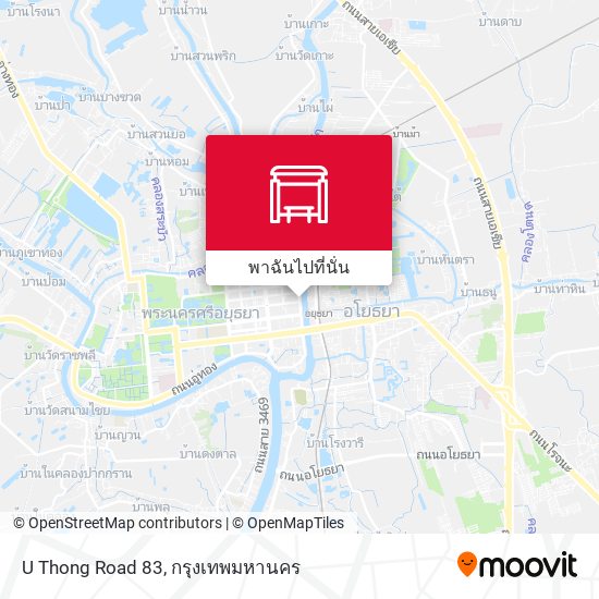 U Thong Road 83 แผนที่