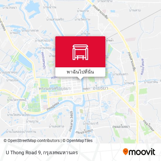 U Thong Road 9 แผนที่