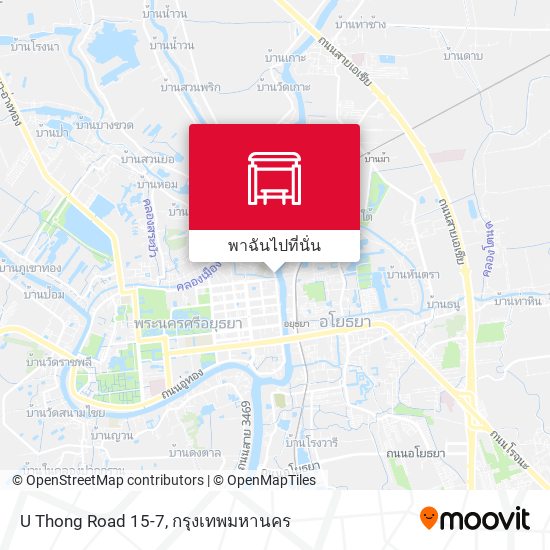 U Thong Road 15-7 แผนที่