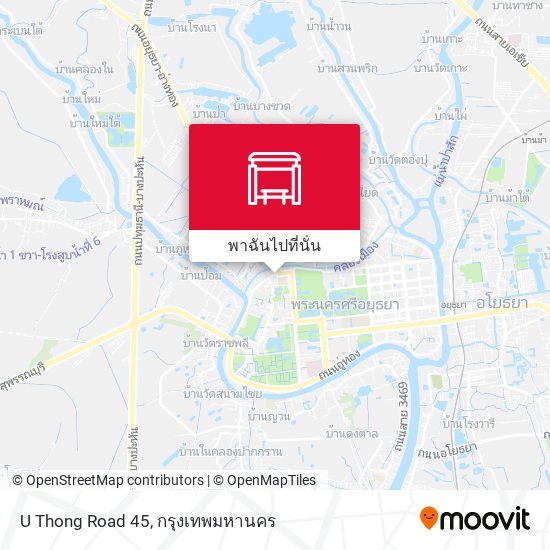 U Thong Road 45 แผนที่
