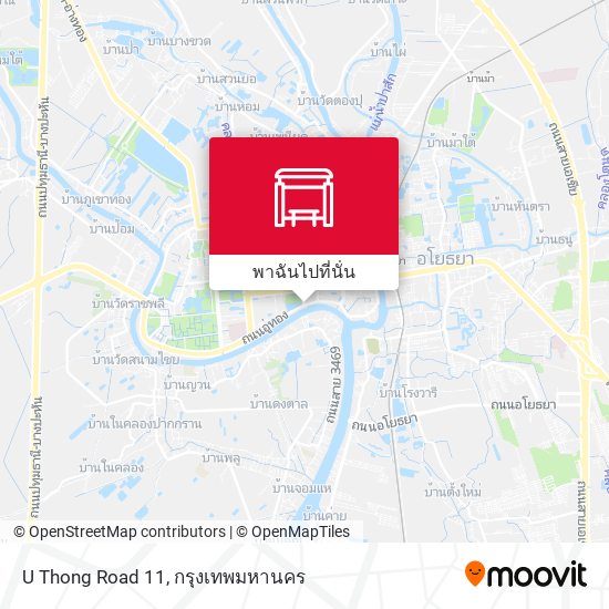 U Thong Road 11 แผนที่