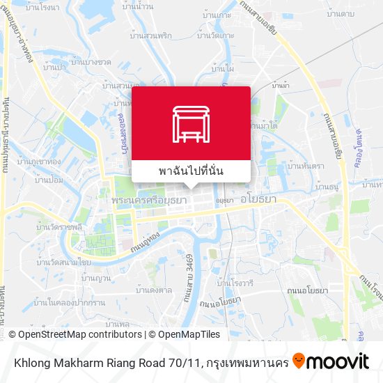 Khlong Makharm Riang Road 70 / 11 แผนที่