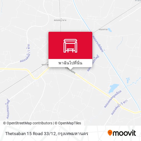 Thetsaban 15 Road 33/12 แผนที่