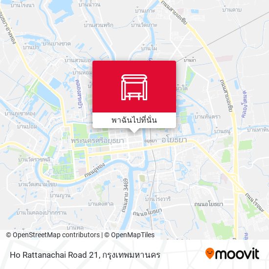Ho Rattanachai Road 21 แผนที่