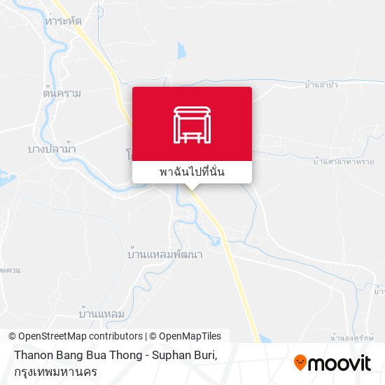 Thanon Bang Bua Thong - Suphan Buri แผนที่
