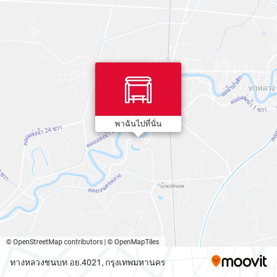 ทางหลวงชนบท อย.4021 แผนที่