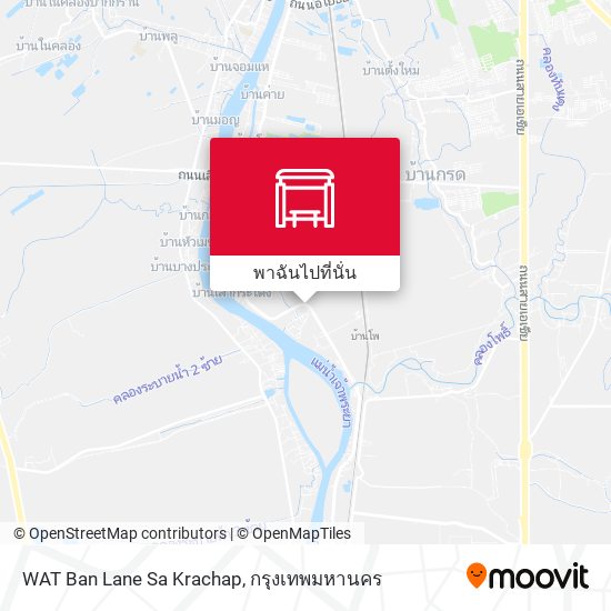 WAT Ban Lane Sa Krachap แผนที่