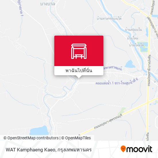 WAT Kamphaeng Kaeo แผนที่