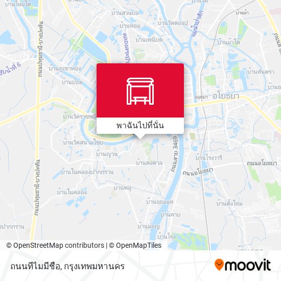 ถนนทีไมมีชือ แผนที่