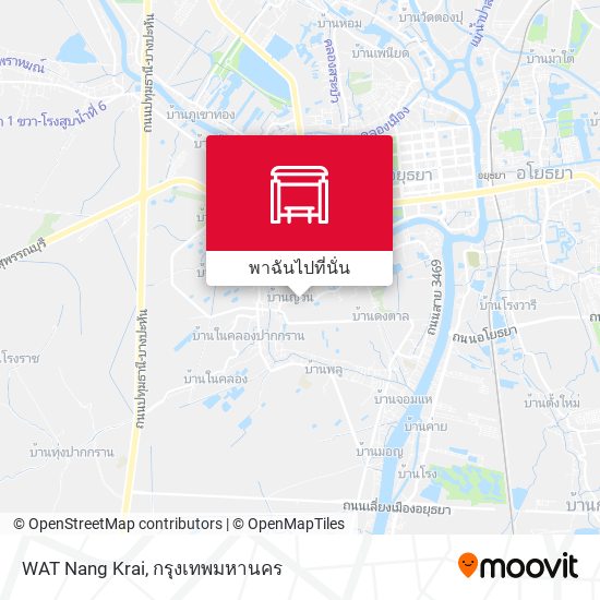 WAT Nang Krai แผนที่