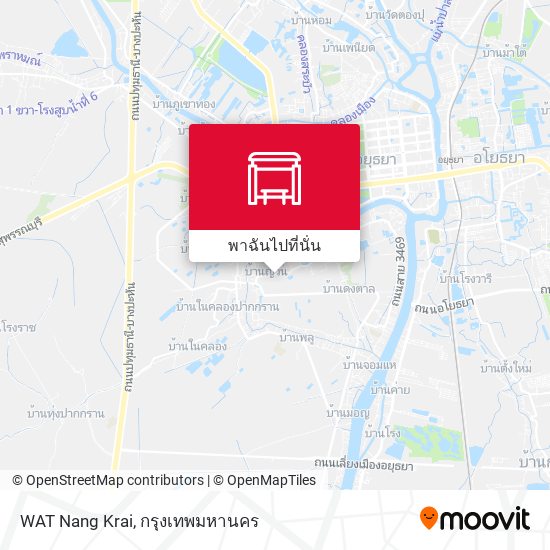 WAT Nang Krai แผนที่