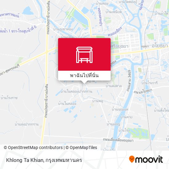 Khlong Ta Khian แผนที่