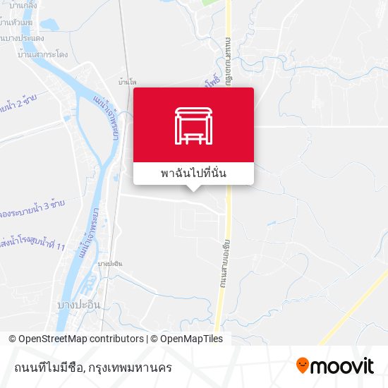 ถนนทีไมมีชือ แผนที่