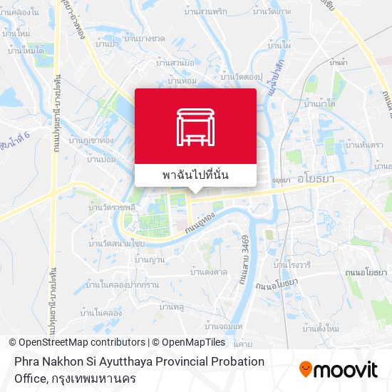 Phra Nakhon Si Ayutthaya Provincial Probation Office แผนที่