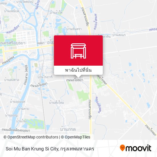 Soi Mu Ban Krung Si City แผนที่