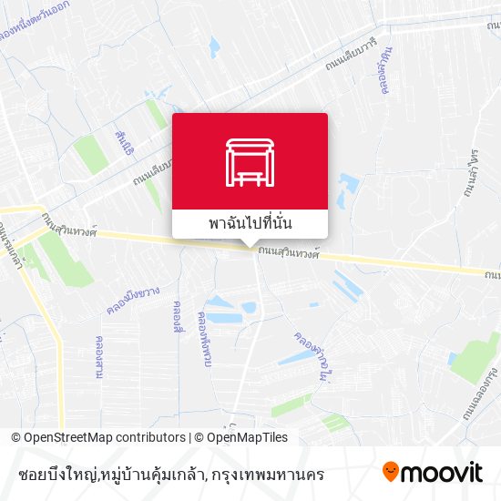 ซอยบึงใหญ่,หมู่บ้านคุ้มเกล้า แผนที่