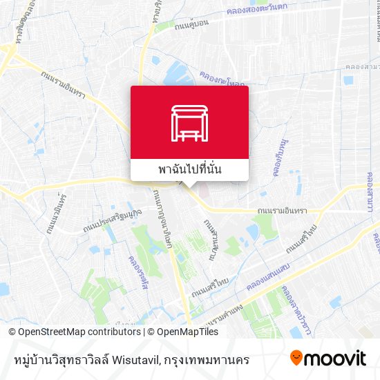 หมู่บ้านวิสุทธาวิลล์ Wisutavil แผนที่