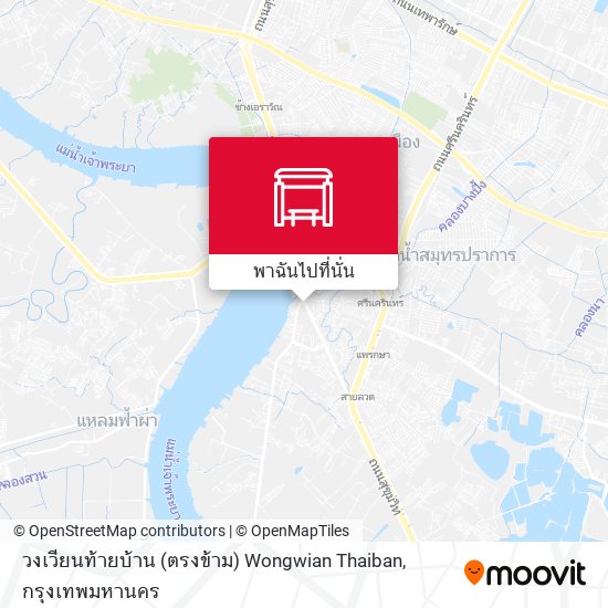 วงเวียนท้ายบ้าน (ตรงข้าม) Wongwian Thaiban แผนที่