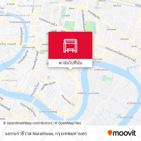 แยกนราธิวาส Narathivas แผนที่