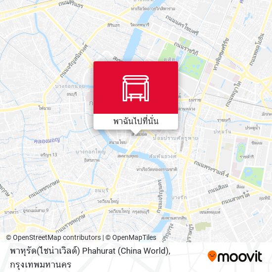 พาหุรัด(ไชน่าเวิลด์) Phahurat (China World) แผนที่