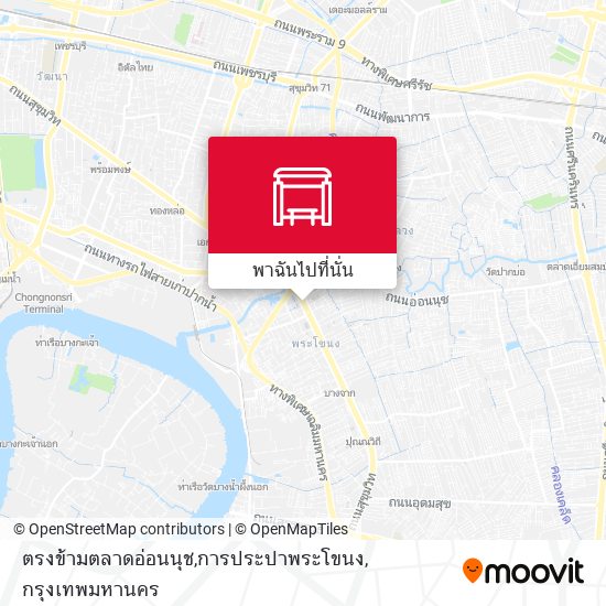 ตรงข้ามตลาดอ่อนนุช,การประปาพระโขนง แผนที่