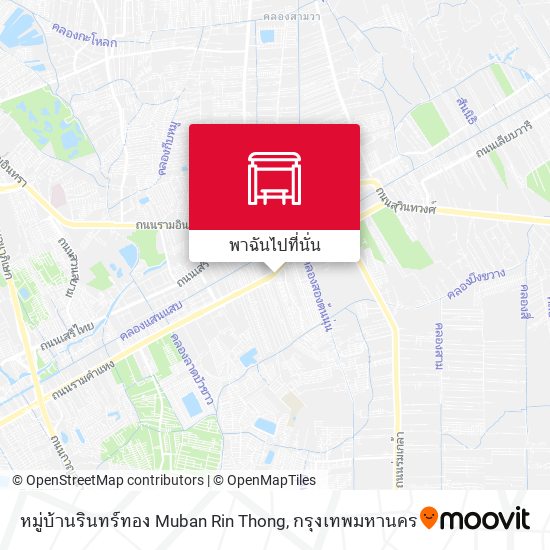 หมู่บ้านรินทร์ทอง Muban Rin Thong แผนที่