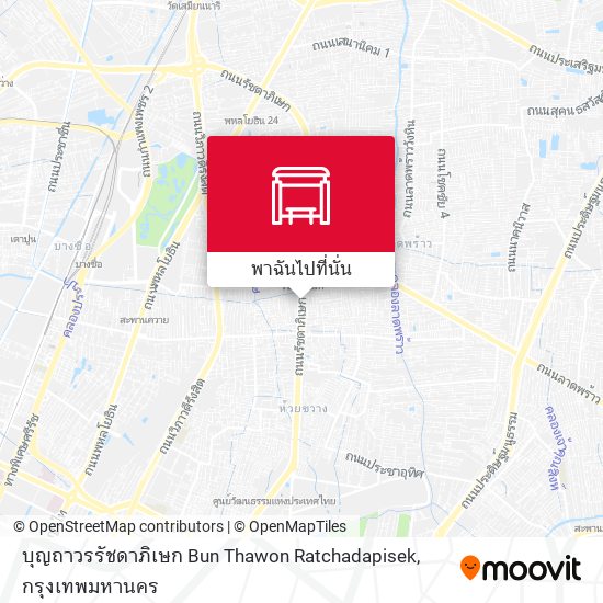 บุญถาวรรัชดาภิเษก Bun Thawon Ratchadapisek แผนที่