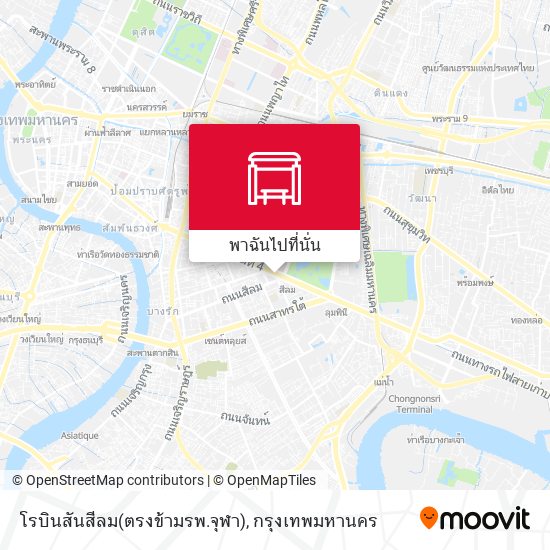 โรบินสันสีลม(ตรงข้ามรพ.จุฬา) แผนที่