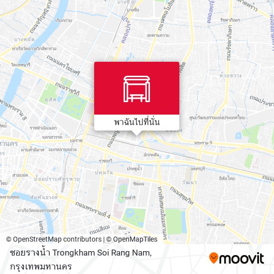 ซอยรางน้ำ Trongkham Soi Rang Nam แผนที่